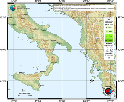 Mappa comuni con almeno 3 questionari