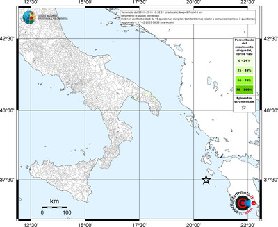 Mappa territorio comunale con almeno 3 questionari