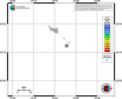 Mappa EMS - territori località