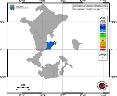 Mappa EMS - territori comuni
