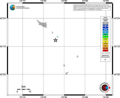 Mappa EMS - territori località