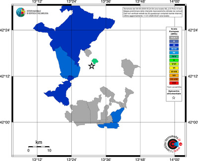 Mappa EMS - territori comuni