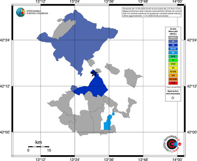 Mappa MCS - territori comuni