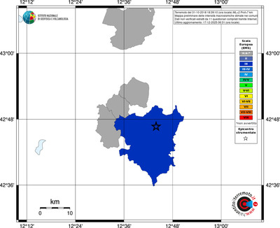 Mappa EMS - territori comuni