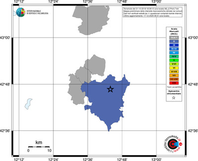 Mappa MCS - territori comuni