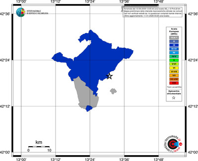 Mappa EMS - territori comuni