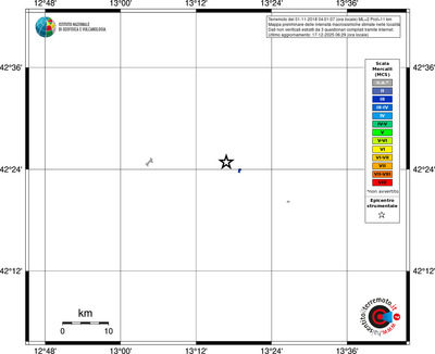 Mappa MCS - territori località