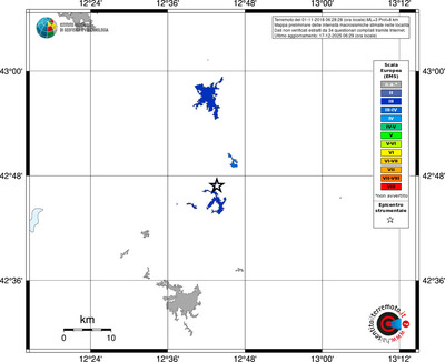 Mappa EMS - territori località