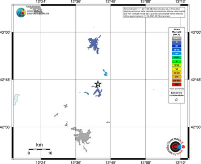 Mappa MCS - territori località