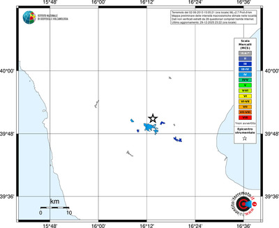 Mappa MCS - territori località