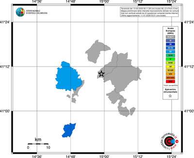 Mappa EMS - territori comuni