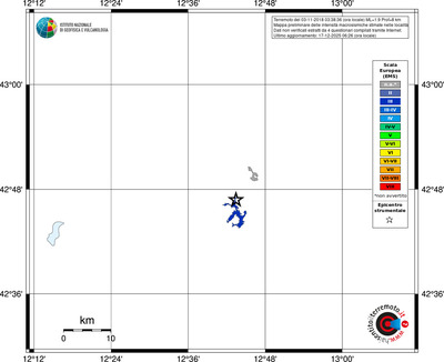 Mappa EMS - territori località