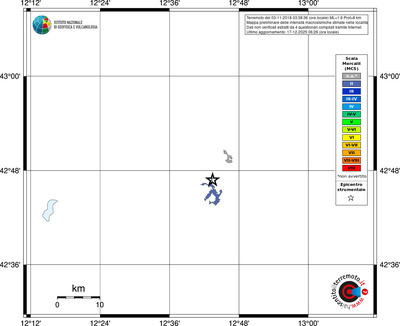 Mappa MCS - territori località