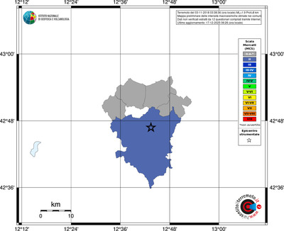 Mappa MCS - territori comuni