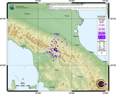 Mappa comuni con almeno 3 questionari