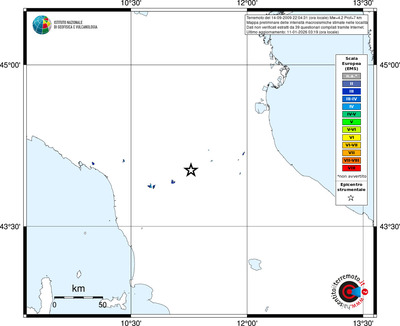 Mappa EMS - territori località