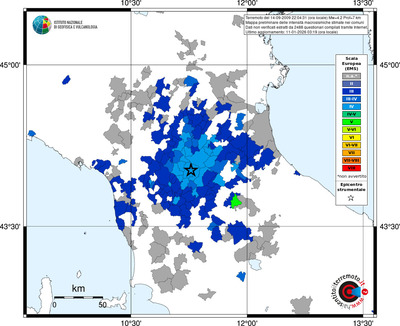 Mappa EMS - territori comuni
