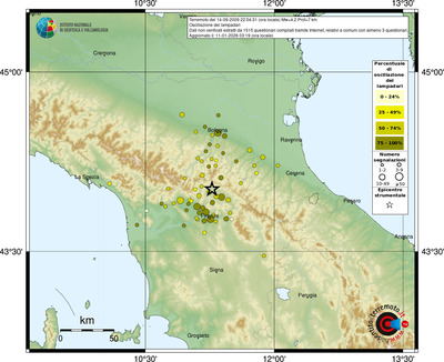 Mappa comuni con almeno 3 questionari