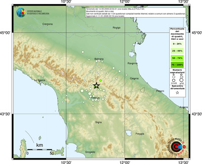 Mappa comuni con almeno 3 questionari