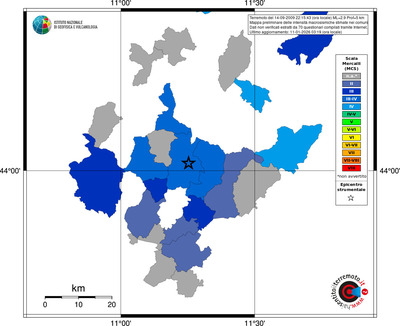 Mappa MCS - territori comuni