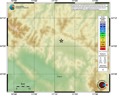 Mappa EMS - località