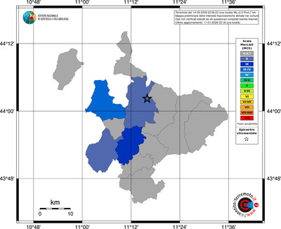 Mappa MCS - territori comuni