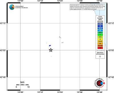 Mappa EMS - territori località