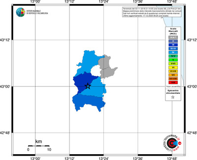 Mappa MCS - territori comuni