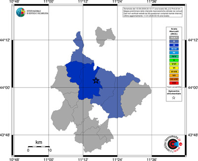 Mappa MCS - territori comuni