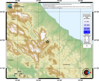 Mappa comuni con almeno 3 questionari