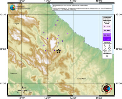 Mappa comuni con almeno 3 questionari