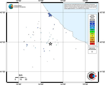 Mappa MCS - territori località