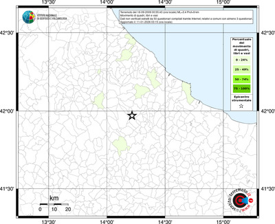 Mappa territorio comunale con almeno 3 questionari