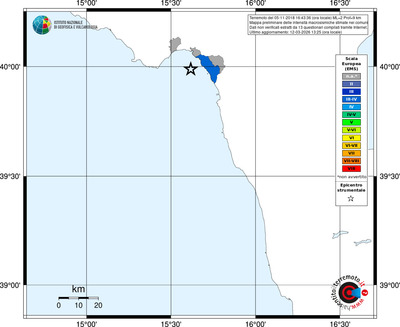 Mappa EMS - territori comuni