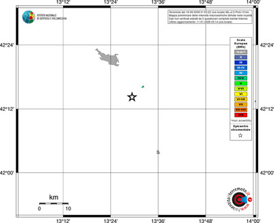 Mappa EMS - territori località