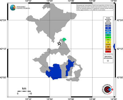 Mappa EMS - territori comuni