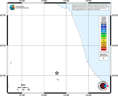 Mappa EMS - territori località