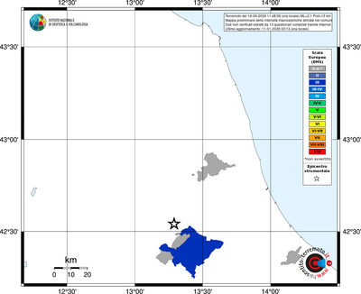 Mappa EMS - territori comuni