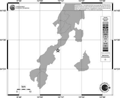 Mappa MCS - territori comuni