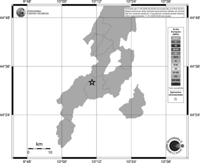 Mappa EMS - territori comuni