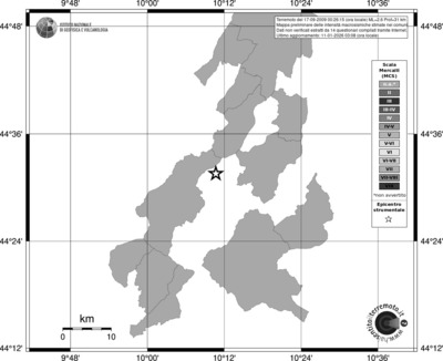 Mappa MCS - territori comuni