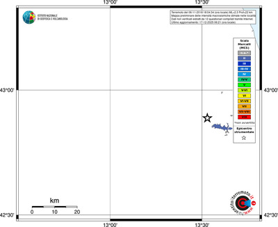 Mappa MCS - territori località