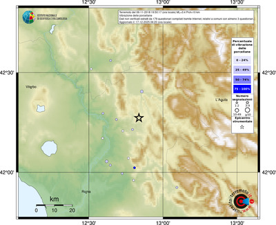 Mappa comuni con almeno 3 questionari