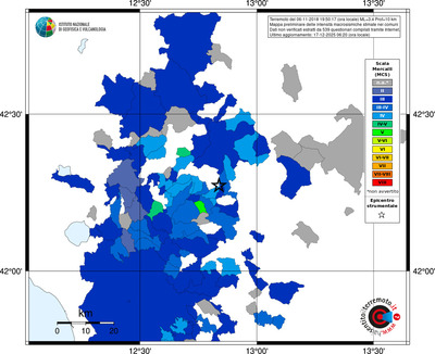 Mappa MCS - territori comuni