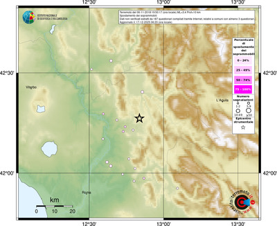 Mappa comuni con almeno 3 questionari