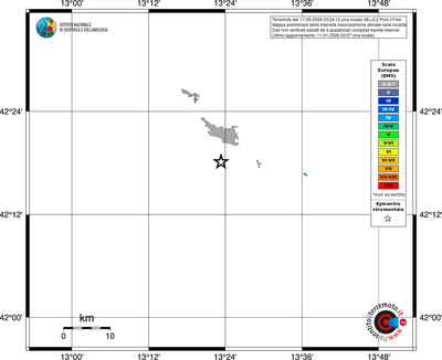 Mappa EMS - territori località