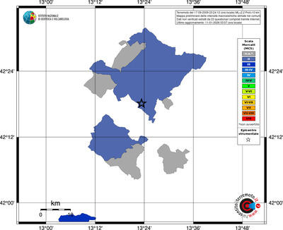 Mappa MCS - territori comuni