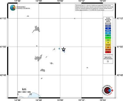 Mappa EMS - territori località