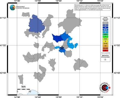 Mappa MCS - territori comuni