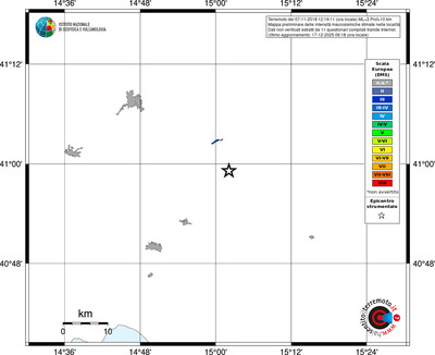 Mappa EMS - territori località